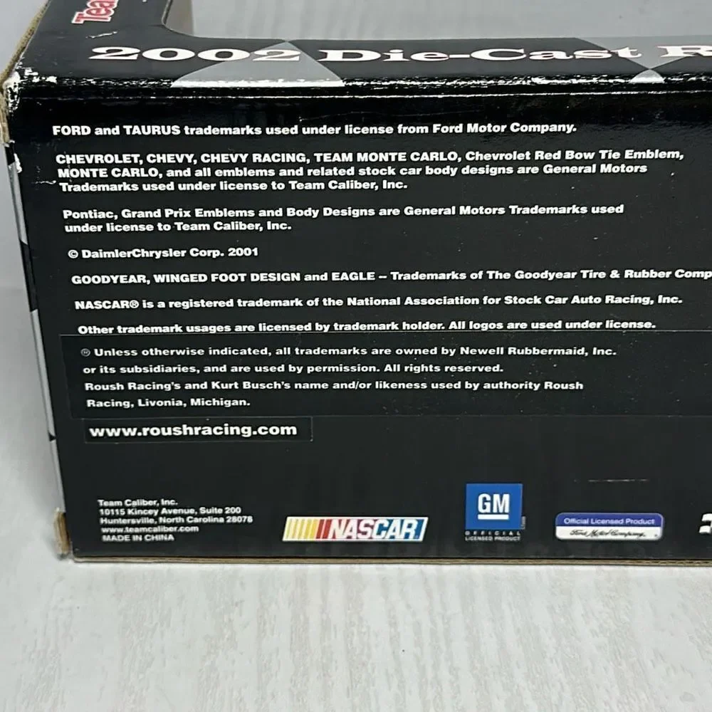 Team Caliber Owners Series #97 Kurt Busch 2002 Rubbermaid Sharpie Car 1:24 Scale
